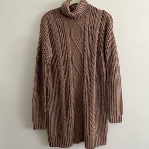 Lulu’s oversized turtleneck sweater dress!